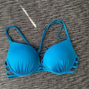 Strappy push up bikini top